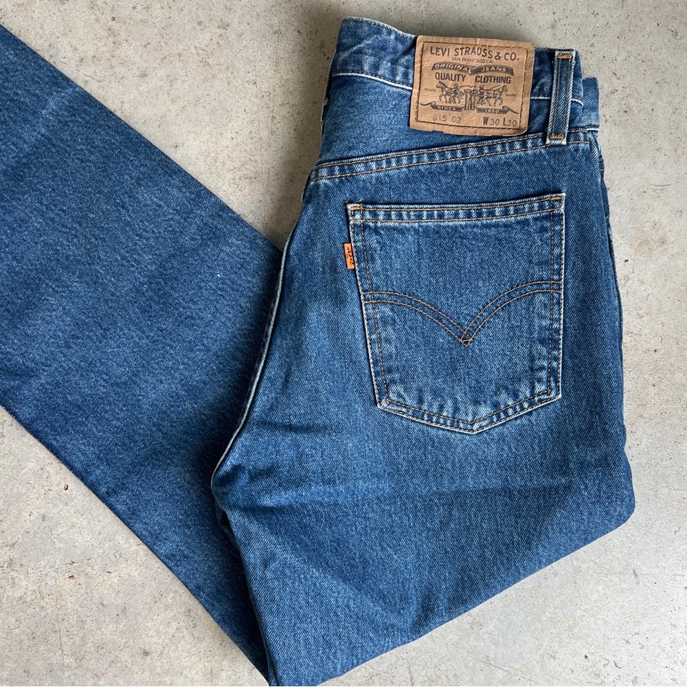 Vintage Levi 615 dark blue wash 30 x 30